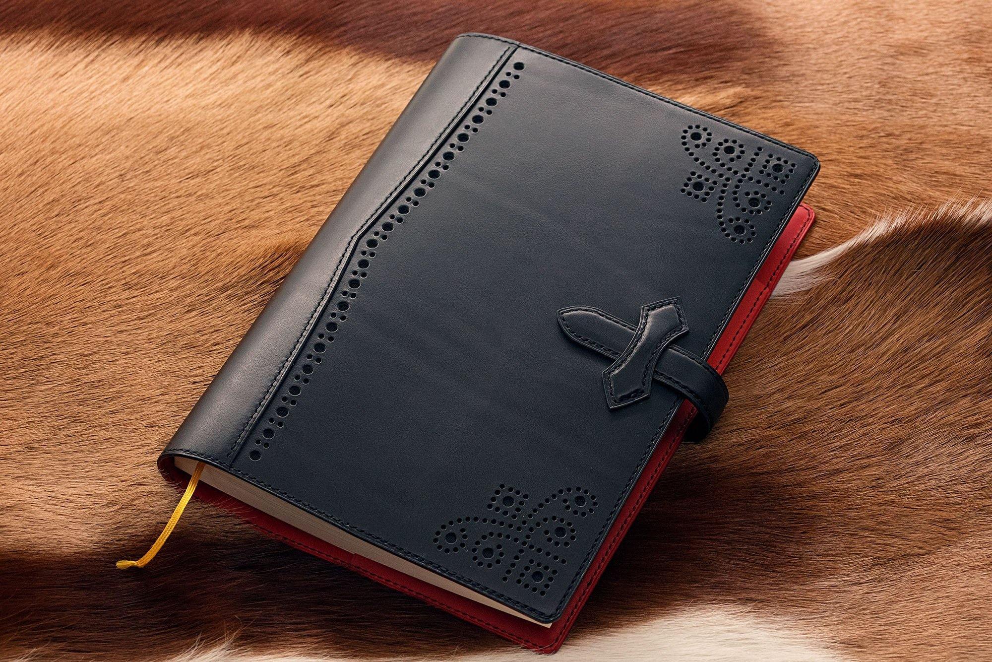 Leather notebook sleeve best sale