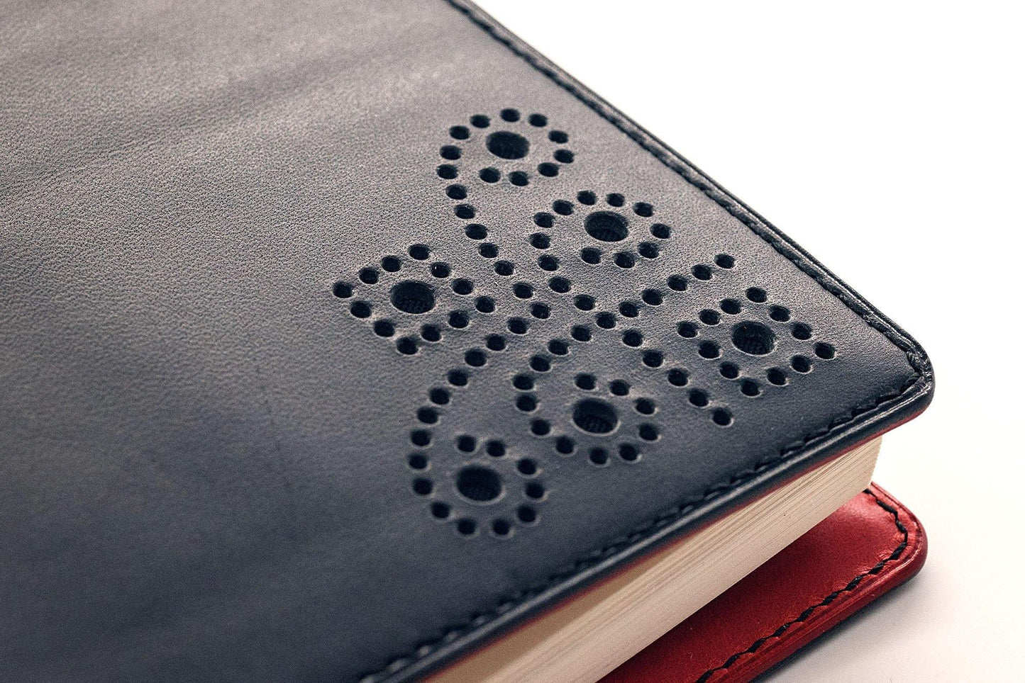 Brogue Styled Journal Cover - Libertaz Leathers