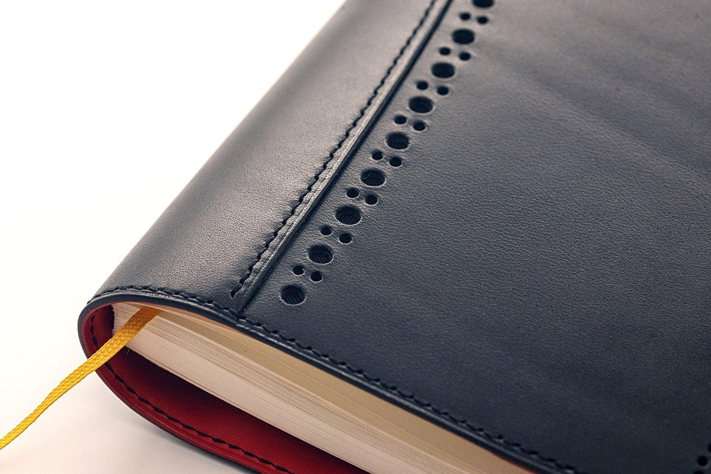 Brogue Styled Journal Cover - Libertaz Leathers